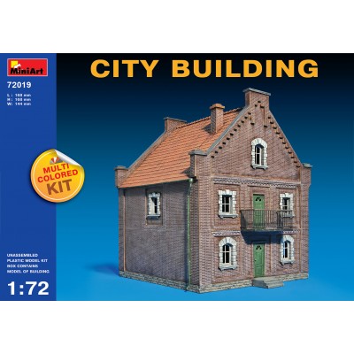 CITY BUILDING - 1/72 SCALE - MINIART